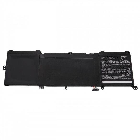 Utángyártott Asus 0B200-01250300 C32N1523 8200mAh 11.4V Li-po laptop akkumulátor