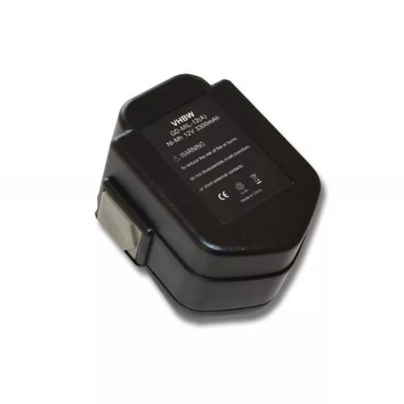 Szerszámgép utángyártott akkumulátor Milwaukee 4 932 367 904 3300 mAh 12 V NiMH Szerszámgép utángyártott akkumulátor Milwaukee 4 932 367 904 3300 mAh 12 V NiMH