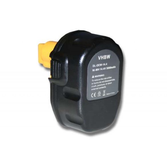 Szerszámgép utángyártott akkumulátor Dewalt DC9091 3000 mAh 14.4 V NiMH