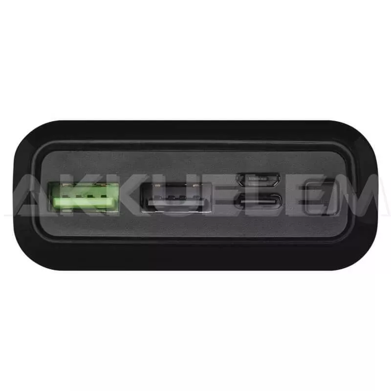 Hordozható Külső akku Alpha 20000mAh 22,5W fekete B0528B