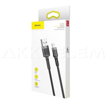 Baseus USB/iPhone Lightning kábel 1m 2,4A fekete