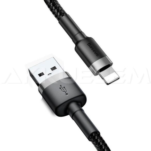 Baseus USB/iPhone Lightning kábel 1m 2,4A fekete
