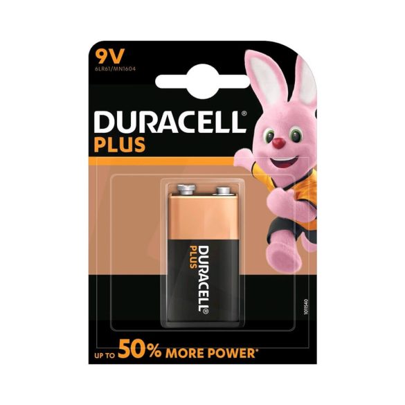 Duracell PLUS MN1604 9V alkáli elem