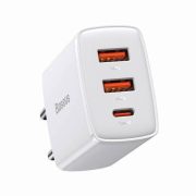 Baseus hálózati adapter 2*USB + USB-C portok 3A 30W