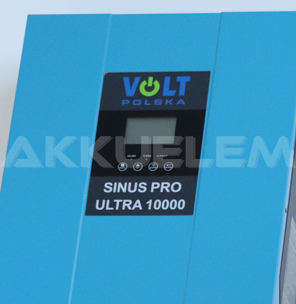 Inverter 48V sinusPro Ultra 10000 (5000/10000W) Folyamatos 3500W PV145V