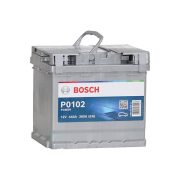 Bosch P0102 Power 12V 44Ah 360A autó akku JOBB+