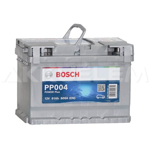 Bosch PP004 Power Plus 12V 61Ah 600A autó akku JOBB+