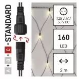 Karácsonyi fényfüzér HÁLÓ CNT 160LED fényháló 2m*1,5M hossz WW C IP44 D1DW01