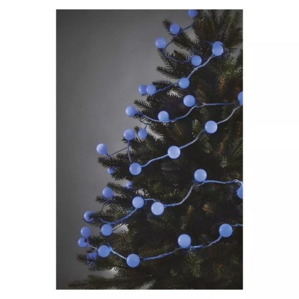 Karácsonyi fényfüzér 40LED 5+4m IP44 cherry kék D5AB01
