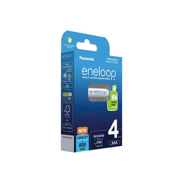 Eneloop AAA 800mAh NiMh akku 4db/bl (ár/db)