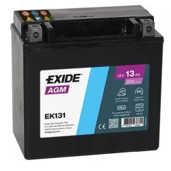Exide AUX EK131 12V 13Ah 200A AGM (150x90x145mm) Bal+