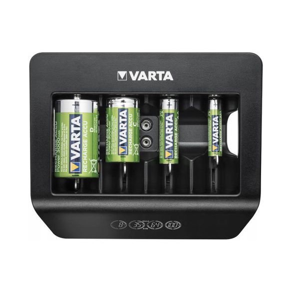 Varta Charger+ LCD 57688 univerális akkutöltő AA/AAA/C/D/9V