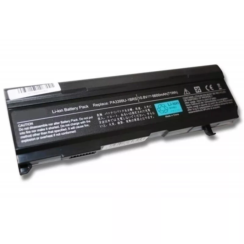   Toshiba Satelite A80 A135 PA3399U 10,8V 6600mAh utángyártott notebook akkumulátor
