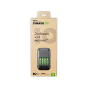   GP ReCyko Charge10 S491 10 perces hálózati akkutöltő + 4db 1700mAh AA akku