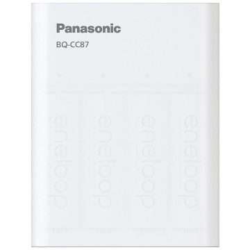 Eneloop BQ-CC87 USB  NiMH akkutöltő 2xAA 2000mAh akkuval