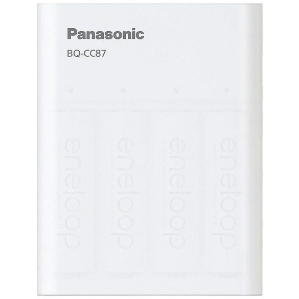 Eneloop BQ-CC87 USB  NiMH akkutöltő 2xAA 2000mAh akkuval