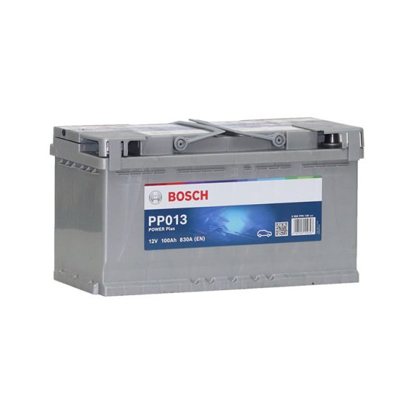 Bosch PP013 Power Plus 12V 100Ah 830A autó akku JOBB+