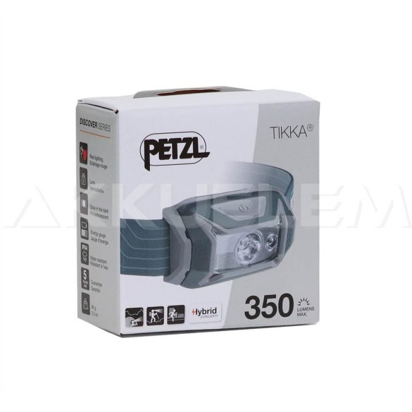 PETZL TIKKA 350lum szürke fejlámpa E061AA00