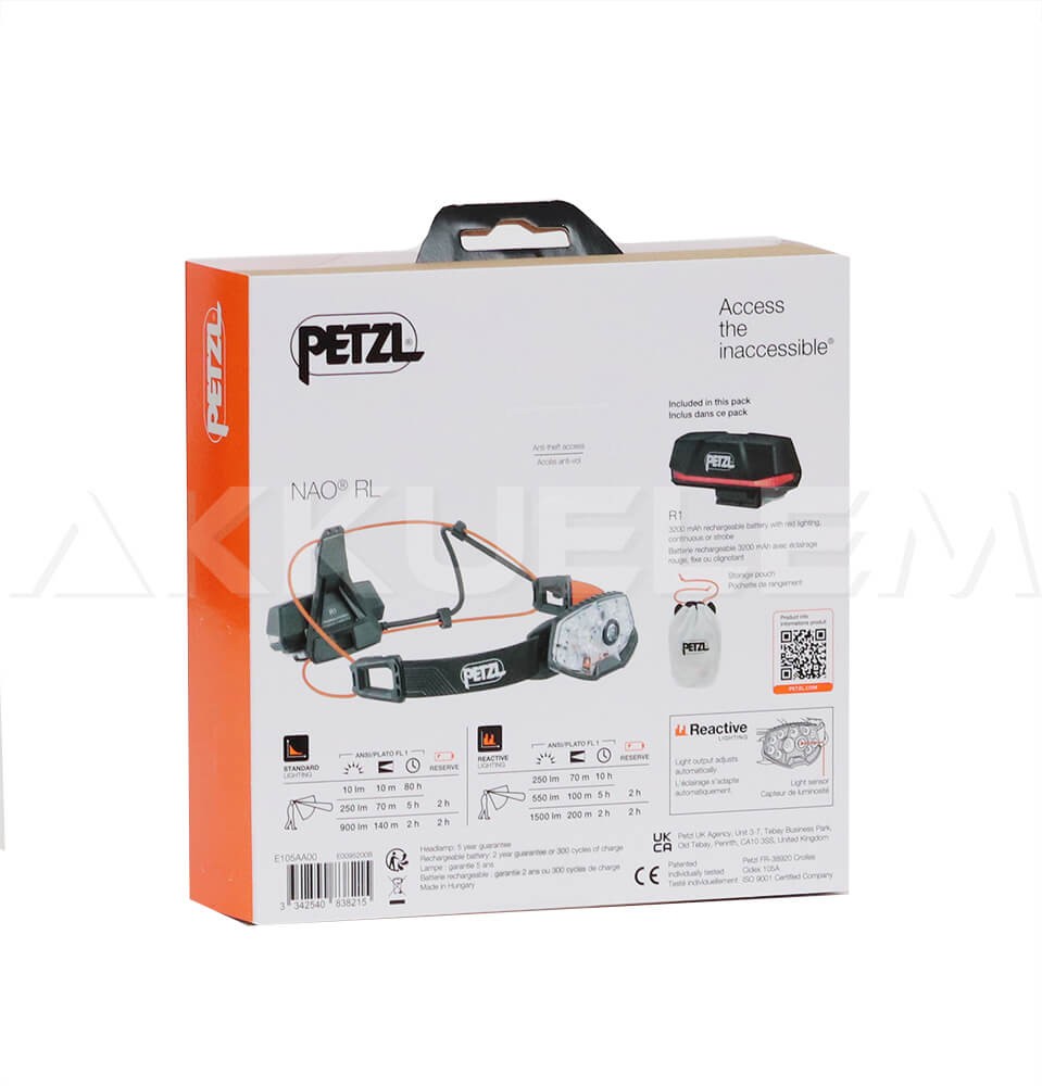 PETZL NAO RL 1500lum fejlámpa E105AA00