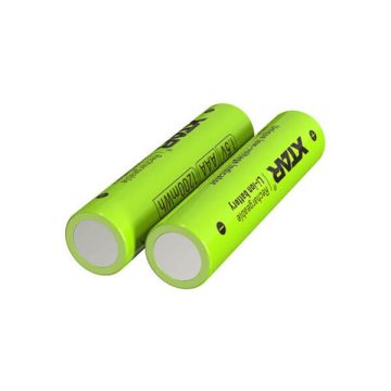   Xtar AAA 800mAh 1,5V Li-Ion akkumulátor töltöttségvisszajelzéssel (zöld)