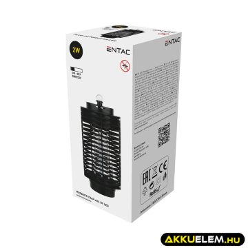 Lámpa Entac Rovarirtó AC230V 260x120mm fekete
