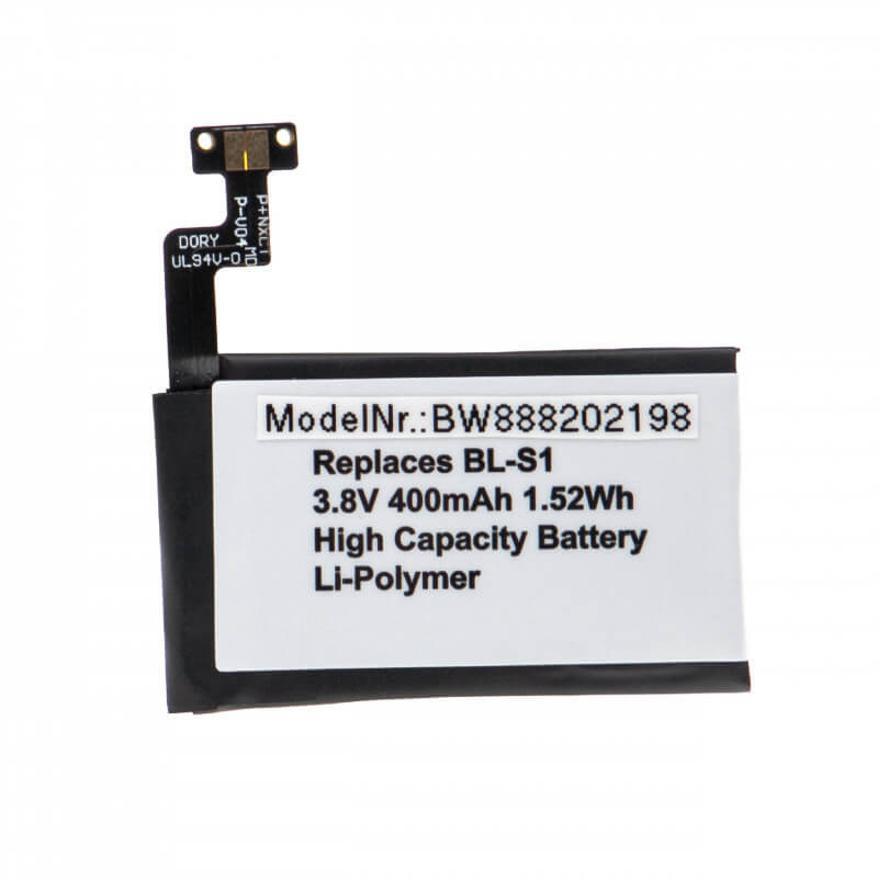 Utángyártott okosóra akkumulátor LG BL-S1 400 mAh 3,8 V Li-polimer