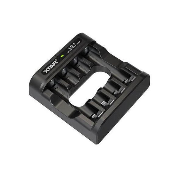 XTAR LC4 akkutöltő 1,5V li-ion AA/AAA akkukhoz USB-C
