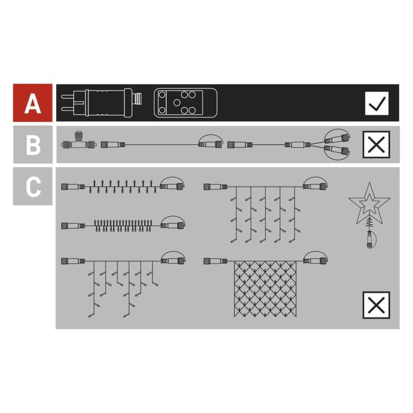 CNT Trafó adapter IP44 lánc D1ZB05 fekete