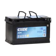   EXIDE Start-Stop AGM EK820 82Ah 800A autó akkumulátor JOBB+