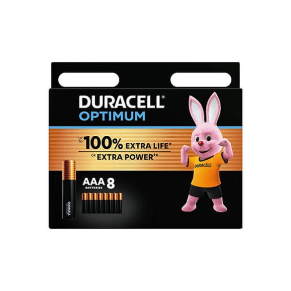 Duracell Optimum LR03 8db/Bl ár/bl alkáli elem