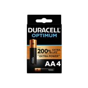 Duracell Optimum LR6 4db/Bl ár/db alkáli elem AA