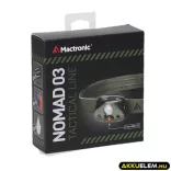 MacTronic Nomad 03 fejlámpa 3*AAA 340lum Cree XP-L LED + piros/zöld/kék