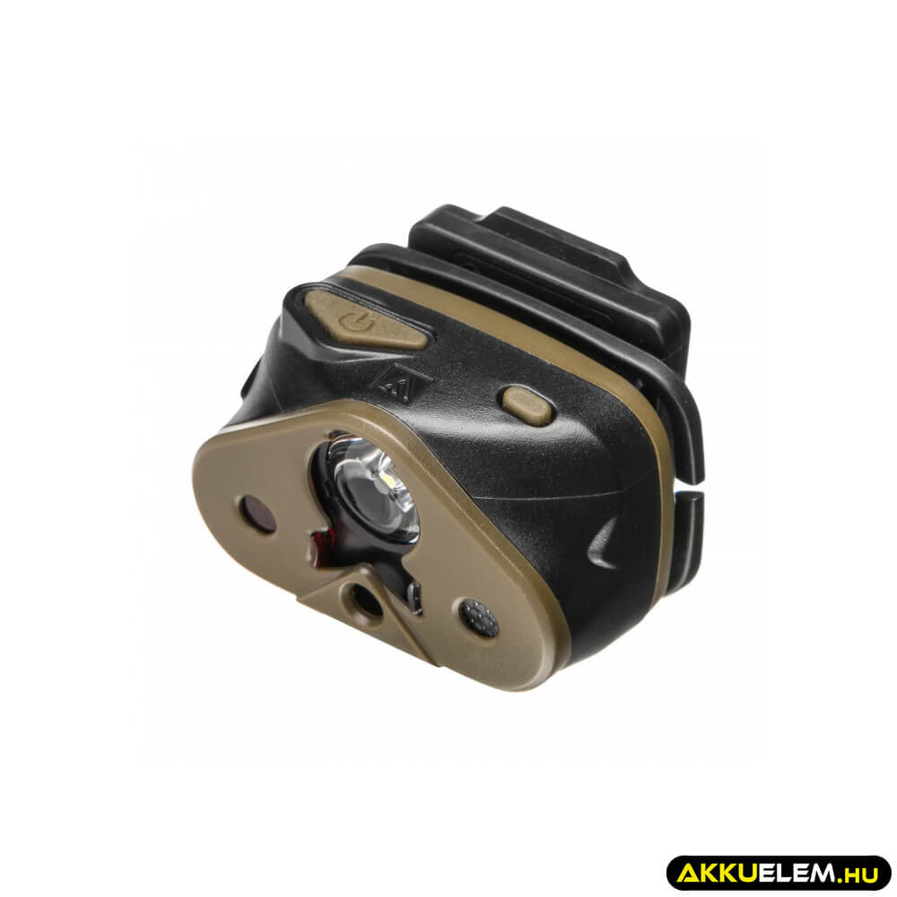 MacTronic Nomad 03 fejlámpa 3*AAA 340lum Cree XP-L LED + piros/zöld/kék