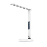   Platinet asztali Led lámpa 13w USB tölt + óra + hőmérő 36db SMD2835LED 180cm