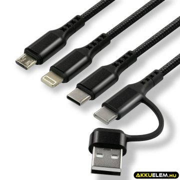 everActive USB-5in1 kábel 1.2m 3A