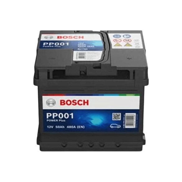 Bosch PP001 Power Plus 12V 50Ah 480A autó akkumulátor JOBB+ 