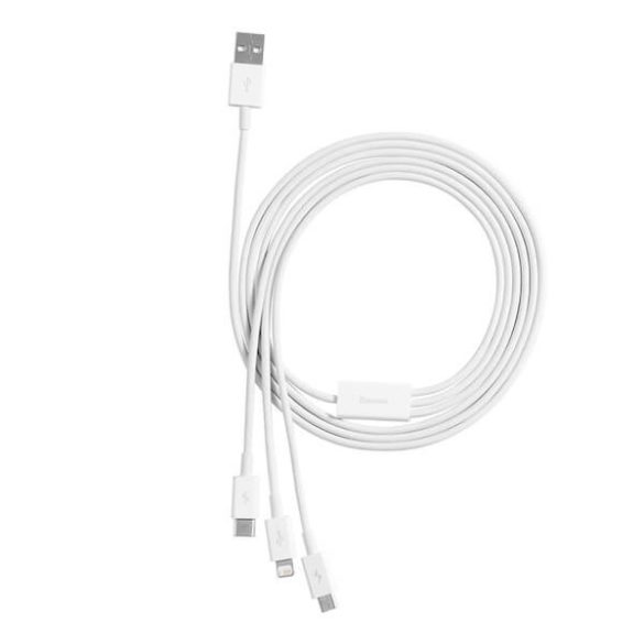 Baseus Superior kábel USB/iPhone USB-C microUSB 2A 1,5m CAMLTYS-02