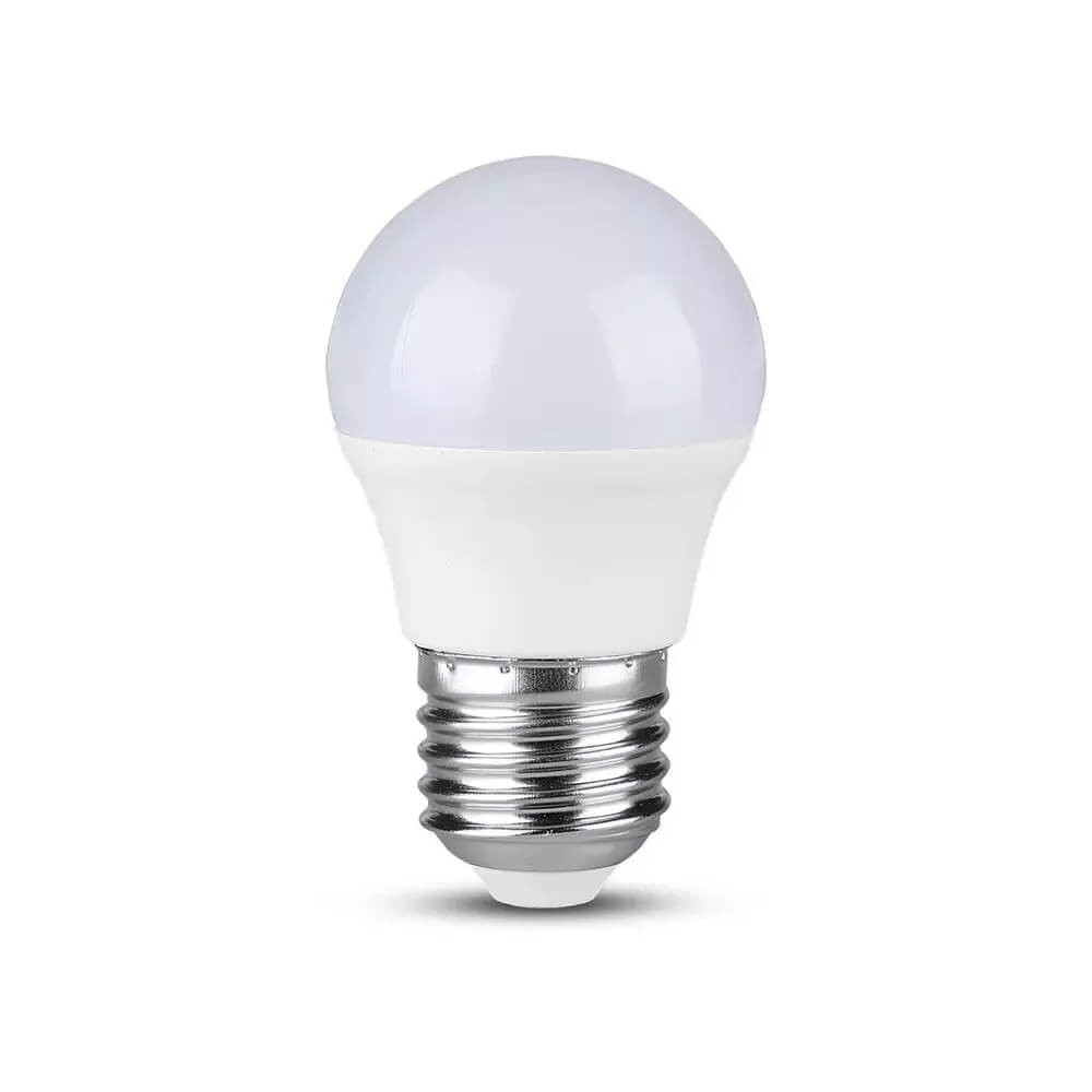   V-TAC E27 G45 Opál LED-izzó 4,5W 6500K 470lm 180° kisgömb
