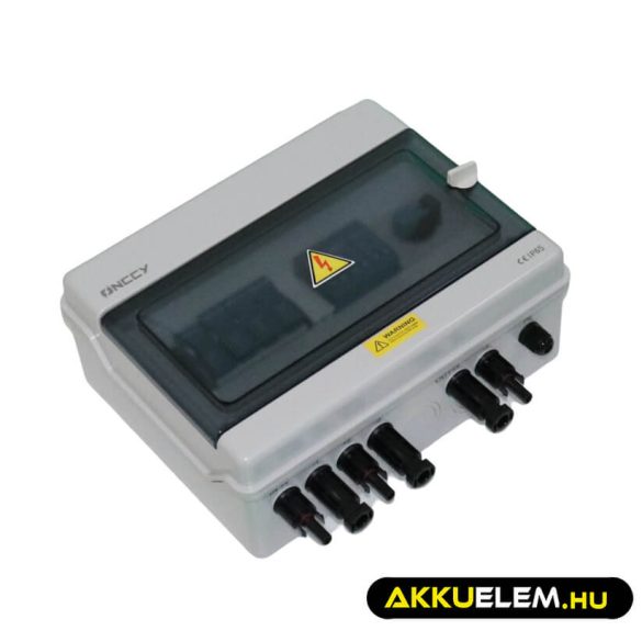 Voltronic kiegészítő - készre szerelt DC doboz - 2 string be - 1 string ki