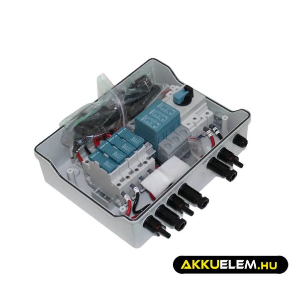 Voltronic kiegészítő - készre szerelt DC doboz - 2 string be - 1 string ki