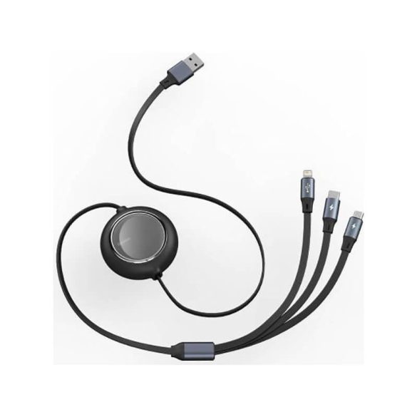 Baseus multi kábel USB + USB-C, Lightning, microUSB 35-60-80-110cm 3.5A