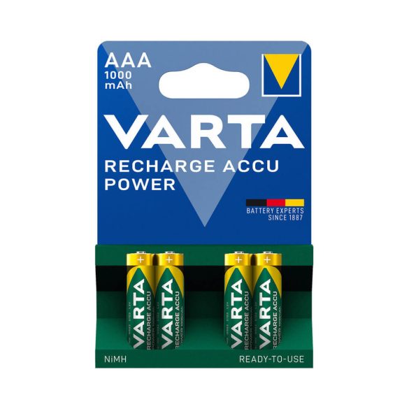 Varta AAA 1000mAh NiMH akkumulátor ár/db