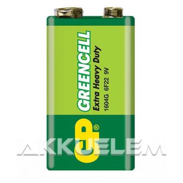 GP Greencell 1604G (9V) féltartós 