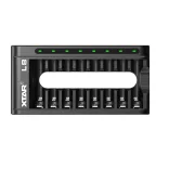XTAR L8 akkutölto 1,5V 1,2V Li-ion és NiMH AA/AAA akkukhoz