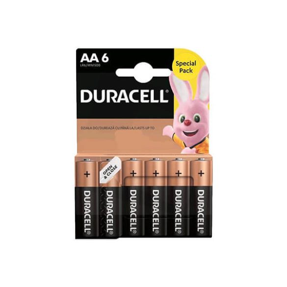 Duracell Basic Alkáli Ceruza Elem AA B6