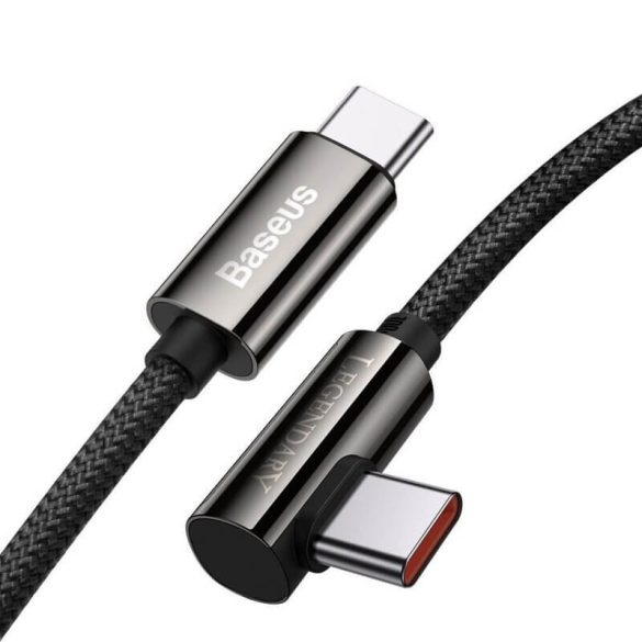 Baseus kábel USB Type-C(90°) 200cm 100W gyorstöltés
