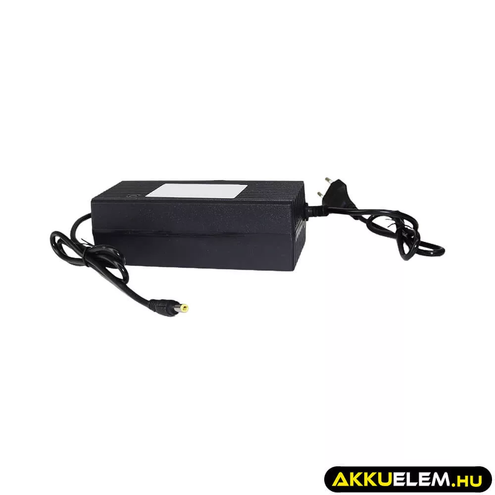 Kerékpár akkupakk töltő Li-ion 36V 2A - 2P Coax, 2 pólusú
