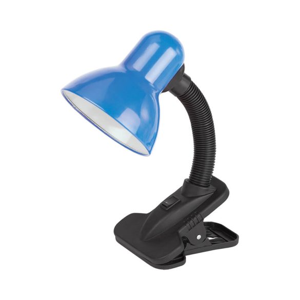 Avide LED lámpa csiptethető Kék-Fekete dizájn max.60W E27 LED (izzó nem tartozék!)