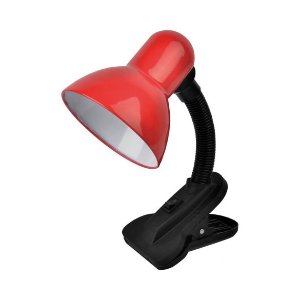 Avide LED lámpa csiptethető Piros-Fekete dizájn max.60W E27 LED (izzó nem tartozék!)