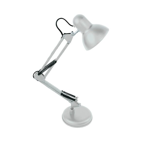 Avide Basic Asztali Lámpa Vintage Fehér Plasztik Max.60W E27 LED (izzó nem tartozék!)